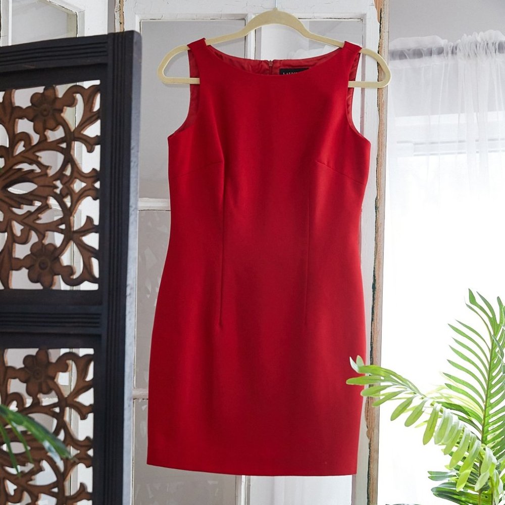 Shelli Segal little red dress